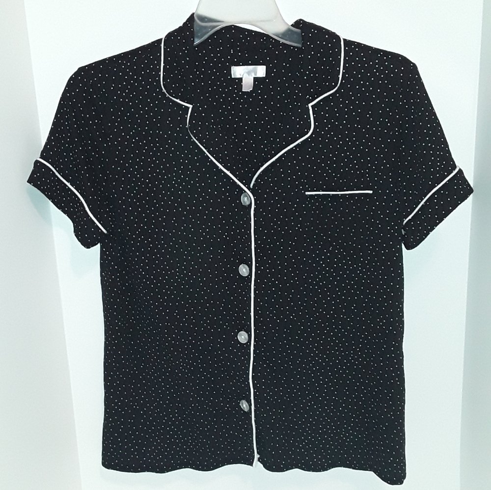 Poka dot Pajama Shirt